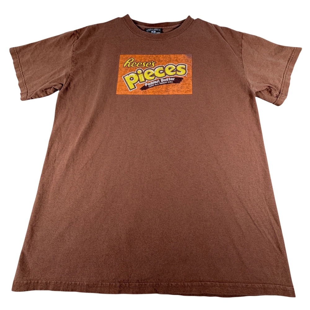 Steve and Barrys Reeses Pieces Candy T-Shirt Brown Mens Small